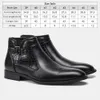 Dress Shoes Comfortable Winter Boots Men Warmest Leather Winter Shoes Men 230324