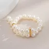 Bangle Japan South Korea Wild Adjustable Imitation Pearl Women Charm Beaclet High Qulaity For Female Birthday Jewelry Gift