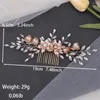 Headpieces Bruid Hair Side Comb Comb Clips Tiara Dazzling tarweoren Accessoires met Tikstick voor verjaardagsfase Party Show Dress Up