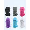 Bandanas Sun Protection Balaclava Men Kvinnor Elektrisk cykel Motorcykel Full Face Mask Silk Headbonad Cycling Spring Summer