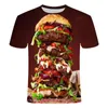 Men's T Shirts Fries 3D Tshirt Grappige T-shirt Mannen Shirt Man Tees Streatwear Tops Korte Mouw Kleding Unisex HipHop Asian Size S-6xl