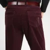 Men's Pants Autumn Winter Thick Corduroy Trousers High Quality Mens Business Casual Solid Waist Straight Loose Long Stretch 230324