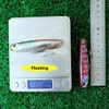 Iscas de iscas 4pcs pescando lápis flutuante em água superior DW59 85mm 10,5g de comprimento articular isca articial Bait Bait Snakehead Lure Jerkbait 230324