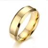 Band Simple Smooth Black/3Colors Titanium Ring для мужчин обручальные кольца Женщины AA230323