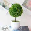 Dekorative Blumen Künstliche Pflanzen Bonsai Gras Ball Topf Gefälschte Topf Ornamente Für Haus Garten Dekoration Badezimmer Zubehör