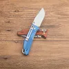 SRM G3512 Pocket Folding Knife 8Cr18Mov Satin Drop Point Blade Rostfritt stål Handtag utomhus Camping EDC Pocket Mapp Knives