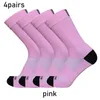 Sportsokken Outdoor Road Cycling Stripes Compressief fietsen racen mannen en vrouwen runnen calcetines ciclismo 230324