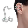 Backs oorbellen Snake Stud Ear Cuff geen perforatie klimmergeschenken verlaten kraakbeen voor tienermeisjes