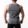 Men tanktops mannen strakke tanktop gym fitness vest heren spier sport vrije tijd jogging oefening mouwloos shirt 230324