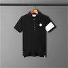 Mężczyzny Man Classics T Designer Polo Striped Short Rleeves Teestops M-4xl