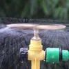 Sprayers 1PC Automatic Brass Rotary Whirling Sprinkler with 2/3/4 Arm for Garden Irrigation Watering Nozzle Spray Rotating Sprayer P230310