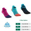 Sports Socks 3 Pairs Toe Aonijie Run Lightweight No show Five Fingers Running Soccer Basketball Yoga Sock Men Women Marathon Race 230324