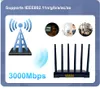 Routwrt Router Wi-Fi 3000 Мбит / с 5,8 ГГц 2,4 ГГц 128 МБ Flash 256 МБ ОЗУ для 128 устройства 4 Gigabit RJ45 Wi-Fi Router Mi-Mimo 4T4R Антенна