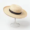 Chapeaux à large bord canotier chapeau femmes plage soleil paille pour vacances d'été 2023 mode vacances dames Top qualité 691064