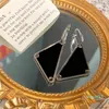 PRAD oorring Brand Triangle Letter Charm oorbellen vrouwen