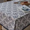 Tafel doek katoenen linnen slijtage-resistente handige pruimenbloesem patroon feest omslag dineren decoratief