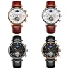 Tourbillon horloge voor heren volwassen mechanische polshorloge