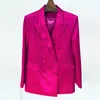 Trajes casuais de moda de duas peças 3 Conjunto para mulheres blazer jaqueta sólida mini -saia curta escritório escritório lady terno feminino aniversário 230324