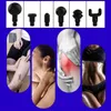 Helkroppsmassager 6st Massage Head Fascia Gun Plug Head Fitness Health Care Full Body Massage Gun Head Muskel Relaxation Scientific Massager Tool 230324