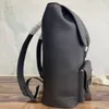 Outdoor-Laptoptaschen, modische Tasche, Leder-Kordelzug-Design, klassischer Logo-Rucksack