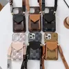 Piękno iPhone Phone Apise 15 14 Pro Max Designer LU Portfel Portfel Phute Phille Luksusowa torebka crossbody 18 17 16 15pro 14pro 14plus 13pro 12pro 13 12 11 z pakowaniem logo pudełka