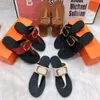 Slipper Zomer sandalen Mode Strand Indoor Platte Slippers Leer Dame Vrouwen Schoenen Dames Slippers Maat 35-42