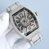 Diamentowy zegarek męskie automatyczne mechaniczne zegarki Luminous 44x54 mm pełny biznesowy zegarek ze stali nierdzewnej Sapphire wodoodporny Montre de Luxe