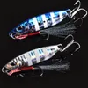 Iscas de iscas 10pcs/lotes de gabarito de metal 10g 15g 20g 30g 40g de pesca marinho de pesca lula dupla colher spinnerbait gabinet gabar