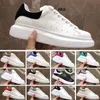 Chaussures décontractées Espadrilles Baskets Femmes Appartements Plateforme Baskets Designer Surdimensionné Blanc Noir Cuir Luxe Velours Daim Femmes Lace Up Y6