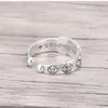 A10 S925 Sterling Silver Ring Cross Flower Letter Vintage Personlighet Trend Couple Shape Punk Hip Hop Dance Gift for Lover