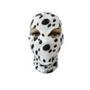 Acessórios para figurinos de halloween máscara de cosplay trajes lycar spandex máscaras olhos abertos manchas pretas e brancas colorido zentai trajes acessórios de festa