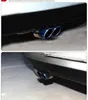 Update New Stainless steel exhaust muffler end cover double exhaust pipes for automobiles automatic conversion supplies