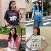 T-shirts d'été amples pour femmes, t-shirts imprimés de styliste à manches courtes