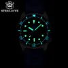 Orologi da polso Steeldive Marca SD1979 Bracciale in acciaio inossidabile Er Luminoso C3 Quadrante blu Orologio subacqueo impermeabile 200M da uomo