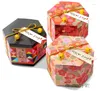 Wrap Prezent 50/100pcs Walentynki Cherry Blossom Sakura Hexagon Chocolate Candy Box