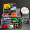 Betar lockar havsfiske lockelse set blandat sked fiske lock för gike silikon bete crankbait popper fiske tillbehör gratis leverans b571 230324