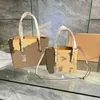 NOVITÀ Borsa tote ciliegia Borsa firmata lettera C Totes Borse da donna in vera pelle di lusso Borsa a tracolla con stampa floreale Borsa shopping di grande capacità Borsa a tracolla moda