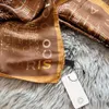 Foulard en soie de luxe de styliste pour femmes, châle de haute qualité, accessoires de foulard Variable, cadeau d'activité