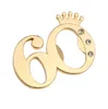 Favor 30th 40th 50th 60th Wrossals Wedding Anniversary Party présente Gold Imperial Crown Digital 50 Bouteille ouvre-cadeaux CONDIONNE