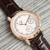 2023 New 38mm Luxury Watches Men Power Reserve Date Day 2475Sc Mechanical Automatic Movement Watch Calfskin Strap Saphhire Glass多機能