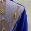 Ubrania etniczne Afryka Afrykańskie ES dla kobiet Dashiki luksusowa siatka diamentowa Abaya Dubai muzułmanin Ramadan Kaftan kimono Islam 230324