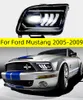 Ford Mustang 2005-2009 Head Light DRL High Beam Headlights Turn Signlightの車でLEDヘッドライト電球