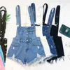 Casual Dresses Denim Jumpsuits korta overaller för kvinnor mode rompers bodysuit stora bomullsspel ROUPAS Kvinnliga rosa romper 230324