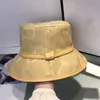 Designers Bucket Hat Candy Color Fisherman Caps Casquette Jumbo Letter Designers Hats Mens Street Cap Women Cotton Sun Protection G Bonnet