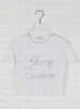 여성 Tshirt 편지 인쇄 다이아몬드 작물 탑 짧은 소매 여성 여름 아기 티 패션 Y2K 스트리트웨어 Haruku Tops Women Close 230323