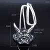 Colliers pendants 2023 Locomotive Devil Satan Collier en acier inoxydable Men Silver Color Bijoux Colllares de Acero INOXIDA NZZ56S03