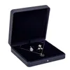 Jewelry Pouches High Quality Elegant 2023 Package Ring Stud Earrings Pendant Navy Blue Organizer Storage Gift Box For Female