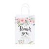 Shopping Bags 24 Flower Appreciation Gift Retail Business With Packaging Handles