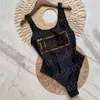 Projektant jednoczęściowy strój kąpielowy plażowy obcisłe bikini list drukuj strój kąpielowy dla kobiet wakacyjny strój kąpielowy