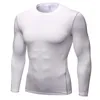 Erkekler Tişörtleri Sıkıştırma Giysileri Aktif Tshirt Erkekler Egzersiz Tişört Uzun Kollu Fitness MMA Rashguard Sweatshirt XXXL HIZLI